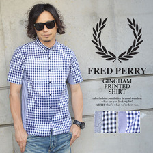 FRED PERRY Gingham Printed Shirt F4252画像