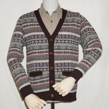 THE FLAT HEAD CDG-01 フェアアイルカーディガン画像