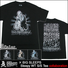 DISSIZIT &times;BIG SLEEPS Sleepy WT S/S Tee SST13-708画像