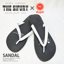 SiFURY &times;dupe SANDAL BLACK SMKT042画像