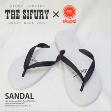 SiFURY &times;dupe SANDAL WHITE SMKT042画像