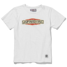 UNFINISH BAR&SHIELD TEE (WHITE) UFS13SST002画像