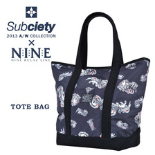 Subciety &times;NINE RULAZ LINE TOTE BAG SBA6892画像