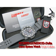 LUMINOX &times; LUMINOX &times; Delta Camo System Watch トリプルコラボ画像