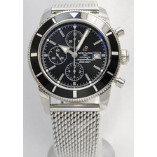 BREITLING スーパーオーシャン ヘリテージ クロノ SSブレス ブラック A272B08OCA画像