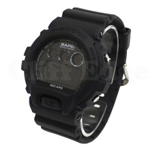 CASIO G-SHOCK &times; A BATHING APE DW-6900 BLACK画像