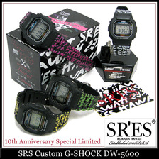 CASIO ×PROJECT SR'ES 10th Anniversary Custom G-SHOCK DW-5600 Special Limited SPGSC002画像