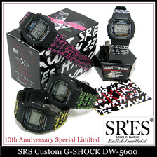 CASIO &times;PROJECT SR'ES 10th Anniversary Custom G-SHOCK DW-5600 Special Limited SPGSC002画像