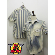 The REAL McCOY'S JOE McCOY 8HOUR UNION STRIPE WORK SHIRTS Lot.531 MS13033画像