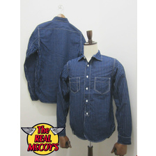 THE REAL McCOY'S  JOE McCOY DOUBLE DIAMONDWABASH STRIPE SHIRTS MS13021画像