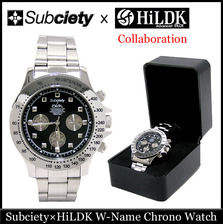 Subciety &times; HiLDK W-Name Chrono Watch &times;HiLDK|81LDK COA103画像