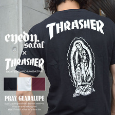 EYEDY &times;THRASHER PLAY GUADALUPE T-SHIRT EYE-THR002BBL画像