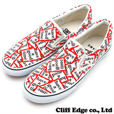 VANS × have a good time xBEAMS SLIP ON WHITE画像
