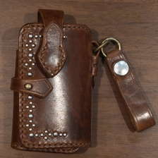 THE FLAT HEAD KHB-01S 手縫い携帯電話ケース01S画像