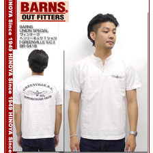 BARNS UNION SPECIAL ヴィンテージ ヘンリーネックTシャツ 「GREENVILLE S.C.」 BR-5418画像