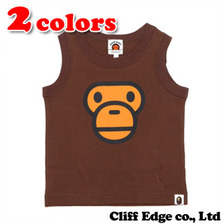 A BATHING APE BAPE KIDS MILO FACE TANKTOP 2010-383-606画像