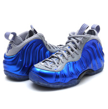 NIKE AIR FOAMPOSITE ONE SPORT ROYAL/GAME ROYAL-WOLF GREY 314996-401画像