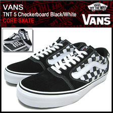 VANS TNT 5 Checkerboard Black/White CORE SKATE VN-0L2ZAPK画像