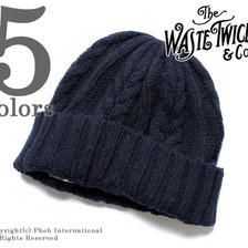 WASTE(TWICE) ケーブル編み・フィッシャーマンズ・シーマンズニットキャップ WT-MR-H-G04画像