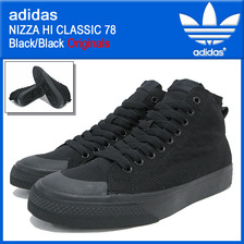 adidas NIZZA HI CLASSIC 78 Black/Black Originals G95799画像