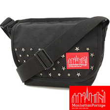 ManhattanPortage STAR STUD MESSENGER BLACK MP1605JRSTRST画像
