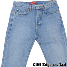 Supreme Stone Washed Slim Jean BLUE画像