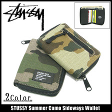 STUSSY Summer Camo Sideways Wallet 136089画像