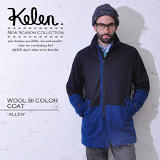 Kelen WOOL BI COLOR COAT &rdquo;ALLEN" KL13WJK3画像