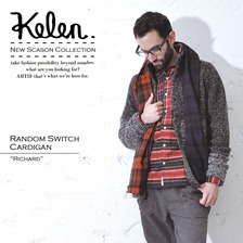 Kelen RANDOM SWITCH CARDIGAN "RICHARD" KL13FCS8画像