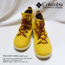 Columbia TRANSIT MID Gold Leaf YU3483-738画像
