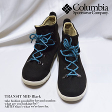 Columbia TRANSIT MID Black YU3483-010画像