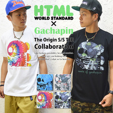html &times;ガチャピン ジ オリジン Tシャツ T395画像