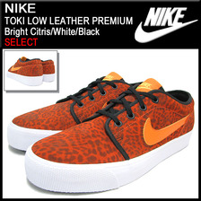 NIKE TOKI LOW LEATHER PREMIUM Bright Citris/White/Black SELECT 599452-810画像