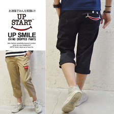 UPSTART UP SMILE CROPPED CHINO PANTS 43165021画像