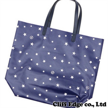 uniform experiment LEATHER HANDLE TOTE BAG NAVY画像