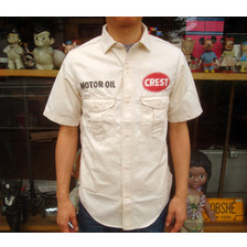 FREEWHEELERS UNION SPECIAL SHIRTS GAS GUZZLER "CREST MOTOR OIL" 1323022画像