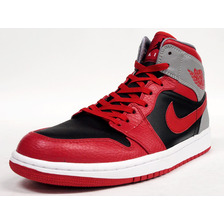 NIKE AIR JORDAN I MID "LIMITED EDITION for BRAND JORDAN" RED/BLK/SLV 554724-603画像
