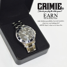 CRIMIE EARN BLACK&times;SILVER C1C3-AC04画像