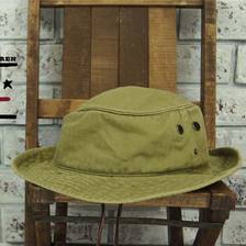RRL  ヘリンボーン サファリハット KHAKI画像