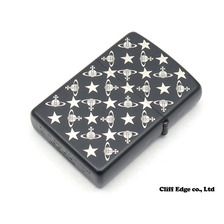 Vivienne Westwood STAR&ORB モノグラム ジッポライター BLACK画像