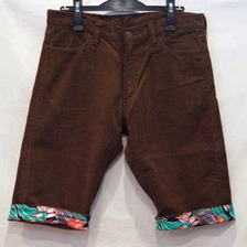 THE FLAT HEAD CHP-01W コーデュロイハーフパンツ画像