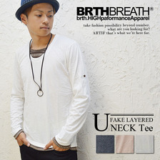 BRTH BREATH Fake layered U neck TEE 55085008画像