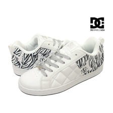 DC SHOES WOMEN'S ALLIANCE SE WHITE/BLACK ZEBRA (WB5) 301133 WB5画像