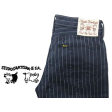 STUDIO D'ARTISAN コークストライプ5ポケットパンツ 1615画像