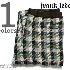 FRANK LEDER CHECKERED WOOL グリーン/ベージュ/ブラック チェックウールイージーパンツ 0223008画像