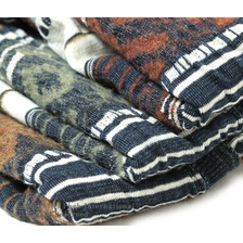 REMI RELIEF インディゴウールジャカードカーディガン RN13133067画像