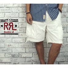 RRL ミリタリー カーゴ ショーツ WHITE画像