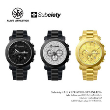 Subciety &times; ALIVE WATCH STAINLESS SBA7032画像