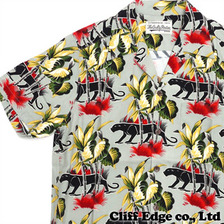 WACKOMARIA BAMBOO PANTER ALOHA SHIRT GRAY画像