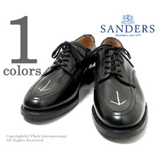 SANDERS BROAD ARROW APRON DERBY BROAD ARROW BLACK 9251画像